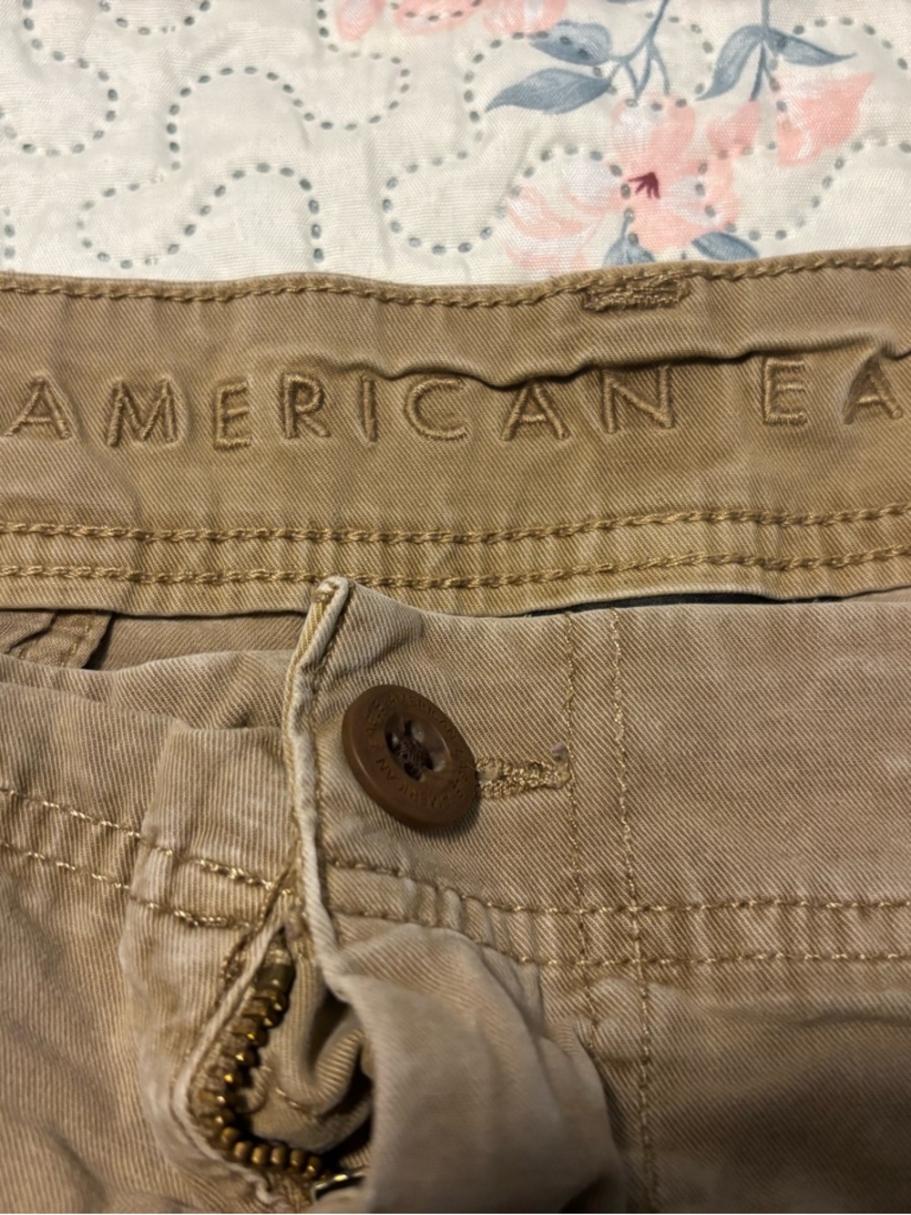 American Eagle Outfitters Tan/Natural NEX|T Level Flex Pants